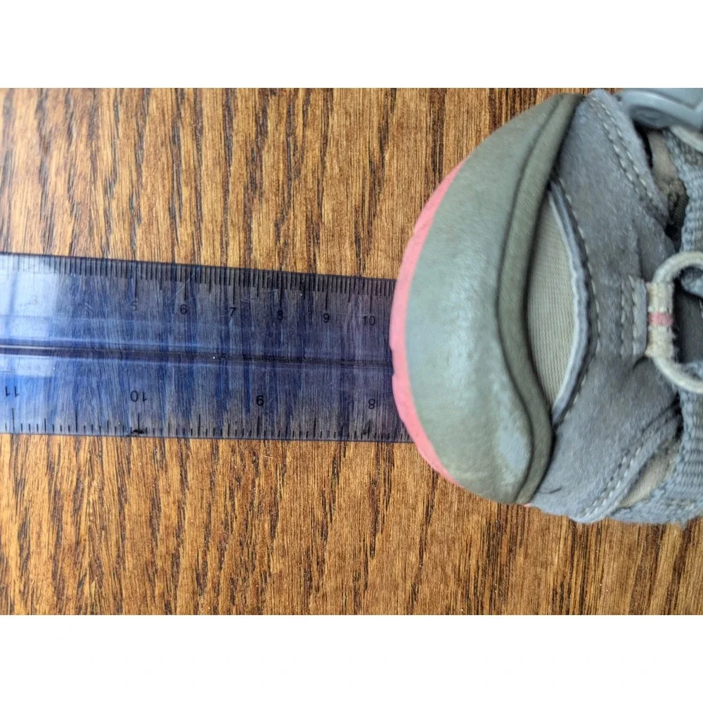 KEEN Seacamp II CNX Kids Waterproof Sandals Gray Pink Water Shoes Size 13